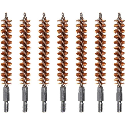 Набор ёршиков SHOTTIME щетинные (бронза),7 шт, резьба 8/32 Папа